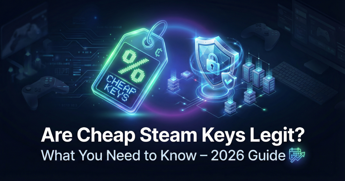 Are Cheap Steam Keys Legit? What You Need to Know (2026 Guide)